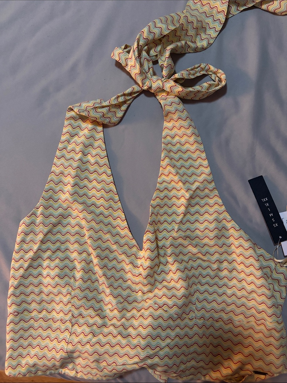NWT O’Neill Top Halter Stripe Size M